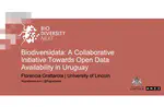 Biodiversidata, A Collaborative Initiative Towards Open Data Availability in Uruguay